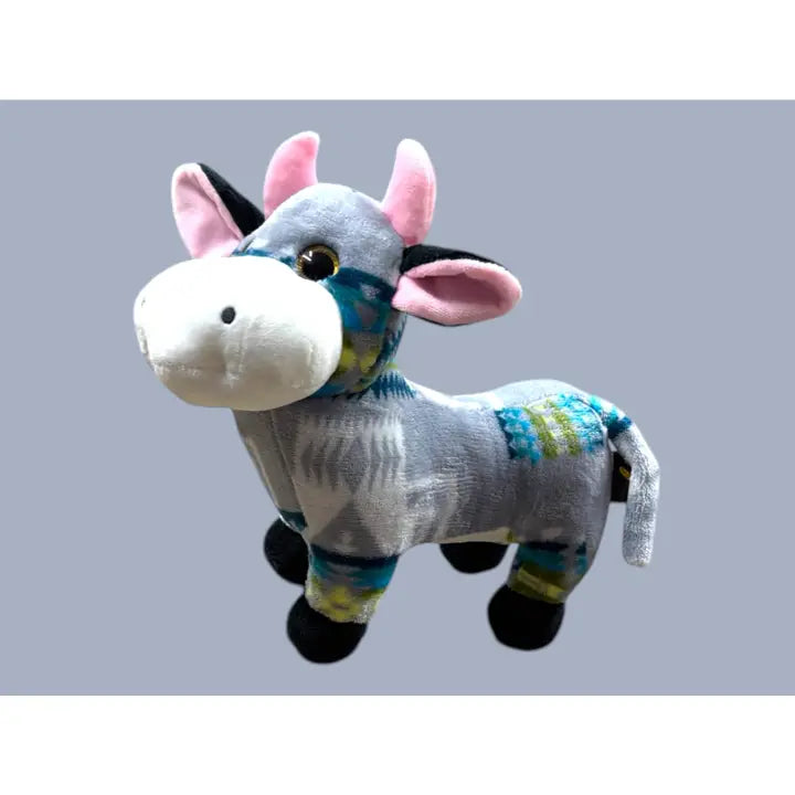 PSACO-1 - Plush Stuffed Standing Cow in Assorted Colors