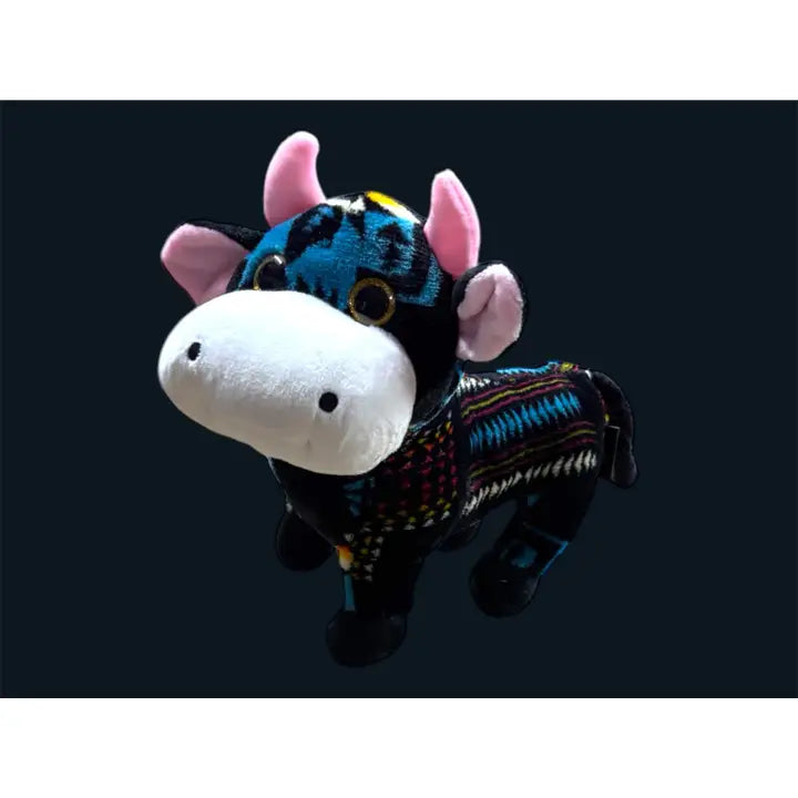 PSACO-1 - Plush Stuffed Standing Cow in Assorted Colors