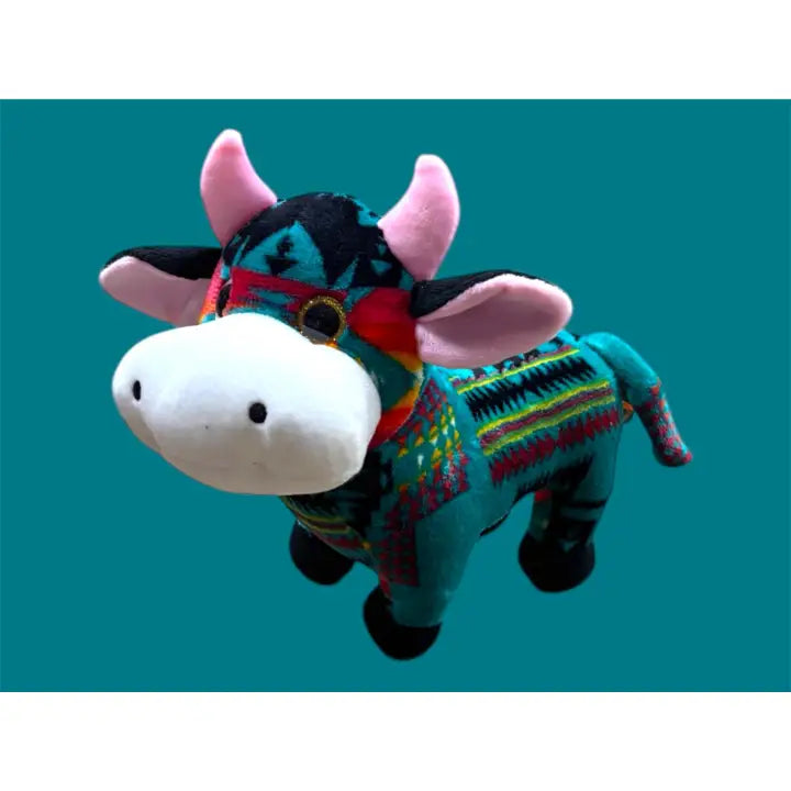 PSACO-1 - Plush Stuffed Standing Cow in Assorted Colors